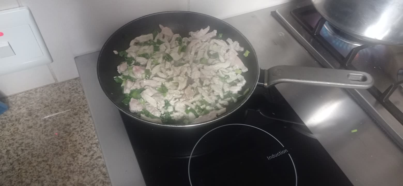chicken strips frying